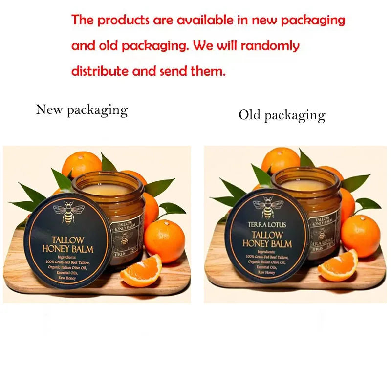 Tallow Honey Balm™ Organic Beef Tallow & Raw Honey Moisture Balm